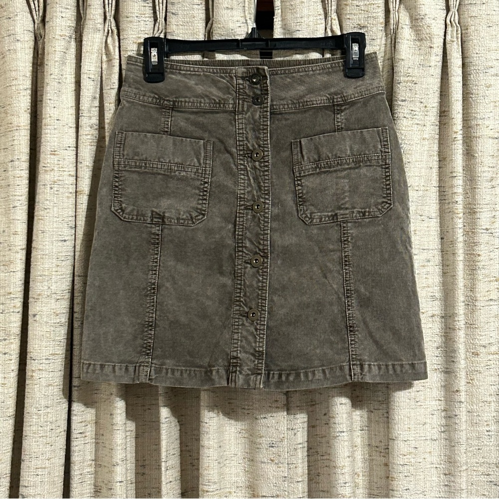 Prana Merrigan Organic Cotton Corduroy Skirt - 2